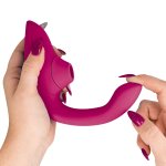 Womanizer Blend Rabbit stymulator powietrzny i wibracyjny, żywy róż, 8 poziomów