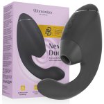 Womanizer Duo Next Czarny innowacyjny system podwójnej stymulacji, 3D Air, IPX7
