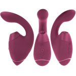 Womanizer Duo Next Intymna Maszyna 3D Air, podwójna technologia, ciemnorożowa