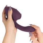 Womanizer Duo Next system powietrzny 3D z wibracjami, fioletowy, anatomiczny