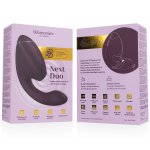 Womanizer Duo Next system powietrzny 3D z wibracjami, fioletowy, anatomiczny