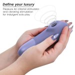 Womanizer Enhance Lilac stymulator 2w1, Pleasure Air i wibracje, liliowy, IPX7