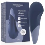 Womanizer Vibe Lay-On ciemnoniebieski, cichy model wibrujący, UltraWave, IPX7
