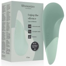 Womanizer Vibe Lay-On Sage cichy model UltraWave, 10 trybów, IPX7, silikonowy