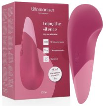 Womanizer Vibe Lay-On UltraWave Dusky Pink, cichy model, wodoodporny, 10 trybów