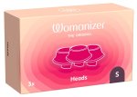 Womanizer Next wymienne nakładki silikonowe S ciemny fiolet – 3 sztuki do modelu Next