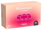 Womanizer Next Zapasowe Końcówki Dark Purple M – 3 silikonowe końcówki do modelu Next