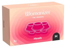 Womanizer Next Zapasowe Nasadki Silikonowe Czarny Rozmiar M – 3 sztuki do modelu Next