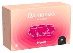 Womanizer Next Zapasowe Nasadki Silikonowe Czarny Rozmiar M – 3 sztuki do modelu Next