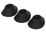 Womanizer Next Zapasowe Nasadki Silikonowe Czarny Rozmiar M – 3 sztuki do modelu Next