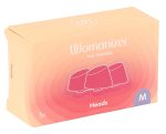 Womanizer W-Heads 3x Lilac M – Zestaw wymiennych końcówek średnich M do DUO 2