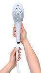 Womanizer Wave White – innowacyjna głowica prysznicowa 3 tryby, biała, 27,7 cm