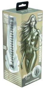 Kiiroo Feel Argenta Kiros Silver – Futurystyczna maszyna intymna, srebrny design, 22 cm