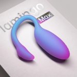 Magic Motion Magic Flamingo Max Blue – Inteligentne jajko wibrujące Bluetooth, system squeeze-control
