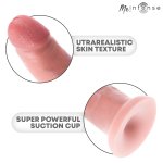 MR INTENSE Terence Big – Anatomiczny model z przyssawką 22,5 cm, teksturowany TPR