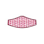 Bijoux Indiscrets Mask Lips bawełniana maseczka z regulacją, motyw ust, 2 filtry