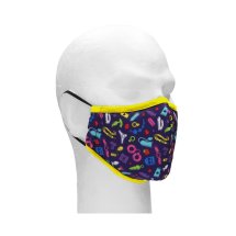 KINKY COLLECTION Mask Fashion Classic Czarna, bawełniana, regulacja, 2 filtry w zestawie