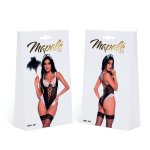 Mapale Kostium French Maid L/XL z koronkowymi detalami i opaską