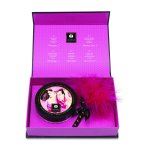 Bijoux Indiscrets Raspberry Feeling Puder do masażu ciała 75g z malinowym aromatem i puszystą pacynką