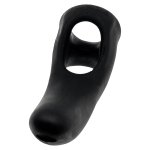 Hunkyjunk Buzzfuck Taint Vibe Sling Tar Ice – elastyczny model intymny Plus+SILICONE z modułem REVIBE