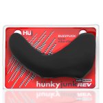 Hunkyjunk Buzzfuck Taint Vibe Sling Tar Ice – elastyczny model intymny Plus+SILICONE z modułem REVIBE