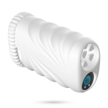 Crushious Nautilus – Treningowa maszyna intymna z wibracją USB, dwukomorowa, biała
