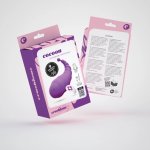 Crushious Cocoon Bezprzewodowa maszyna intymna Fioletowa 9 Trybów USB – pilot, silikon