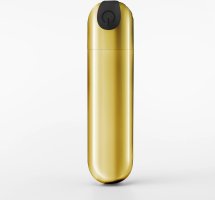 Crushious iMoan Bullet Golden – Kompaktowy model wibrujący, 10 trybów, wodoodporny, USB