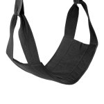 Crushious Deluxe Swing Black – System podwieszany na drzwi, 136 kg, regulowane pasy