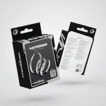 Crushious Saruman Zestaw 3 Metalowych Pierścieni Srebrnych 3,8-5 cm – chromowane, PU