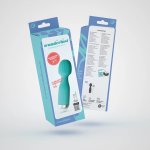 Crushious Wanderlust Mini Wand Masażer Miętowy 15 cm – kompaktowy, wodoodporny, USB