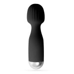 Crushious Wanderlust Mini Wand Massager czarny – kompaktowy masażer relaksacyjny 15 cm