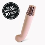 Crushious Mellow Gee Mini – Masażer strefy G, rożowy, 10 trybów, kompaktowy 13,5 cm