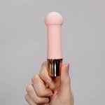 Crushious Mellow Puff Mini Wand Pink – Kompaktowy masażer, 10 trybów, silikon, 11 cm