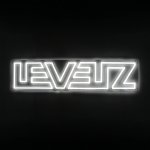 Shots Levelz LED Neon – Dekoracyjny podświetlany szyld, 50 cm, adapter EU, łańcuch