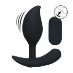 LEVELZ Analy Remote silikonowy korek analny z pilotem czarny, 10 trybów wibracji