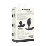 LEVELZ Analy Remote silikonowy korek analny z pilotem czarny, 10 trybów wibracji