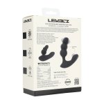 LEVELZ Dual Motor Beaded Pro Black silikonowy stymulator z pilotem, 2 silniki