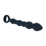 LEVELZ Beaded Snake Czarna Sonda Silikonowa z Uchwyt Loop, Elastyczny Model Anatomiczny