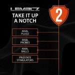 LEVELZ Bulb S czarny silikonowy masażer z ergonomiczną pętlą, smukła konstrukcja