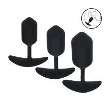 LEVELZ zestaw 3 silikonowych stożków z obciążeniem czarny, rozmiary S/M/L