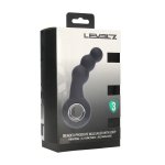 LEVELZ Beads Pro Loop Czarny - Model silikonowy z funkcją wibracji i kulistymi wypustkami