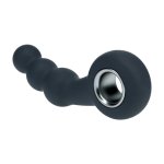 LEVELZ Beads Pro Loop Czarny - Model silikonowy z funkcją wibracji i kulistymi wypustkami
