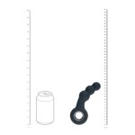 LEVELZ Beads Pro Loop Czarny - Model silikonowy z funkcją wibracji i kulistymi wypustkami