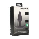 LEVELZ Classic Wibrujący Korek Silikonowy M Czarny – Model Średni, Anatomiczny