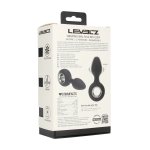 LEVELZ Wibrujący Korek Silikonowy z Uchem Czarny 11,5 cm, Ergonomiczny Model USB