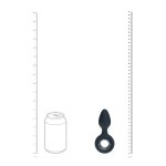 LEVELZ Wibrujący Korek Silikonowy z Uchem Czarny 11,5 cm, Ergonomiczny Model USB