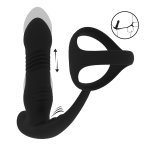 LEVELZ Czarny System Wibracyjno-Rytmiczny z Pierścieniem, Ergonomiczny Model