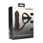 LEVELZ Czarny System Wibracyjno-Rytmiczny z Pierścieniem, Ergonomiczny Model