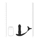 LEVELZ Czarny System Wibracyjno-Rytmiczny z Pierścieniem, Ergonomiczny Model